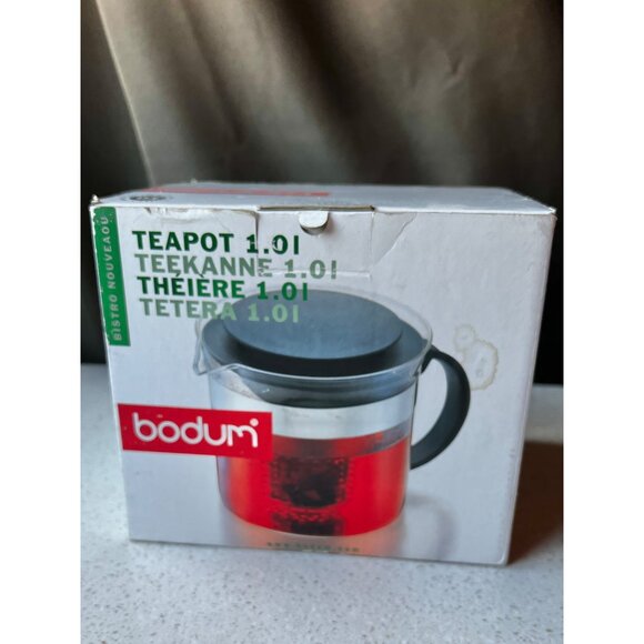 Bodum 1.01L Glass Teapot With Infuser & Lid - Picture 11 of 11